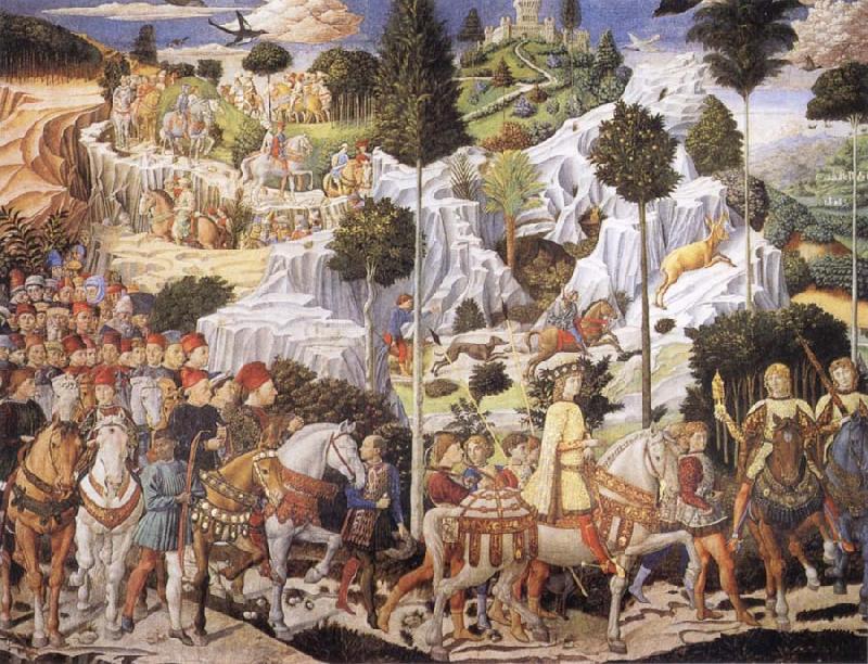 Benozzo Gozzoli Procession of the Magi Germany oil painting art